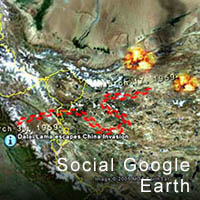 Social Google Earth